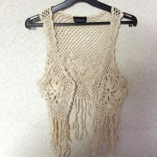 トップショップ(TOPSHOP)のクロシェットジレ(ベスト/ジレ)