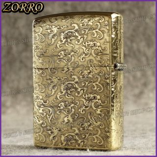 六字真言 全面総立体彫り オイルライター ZORRO 金 zippo 梵字 新作 ...