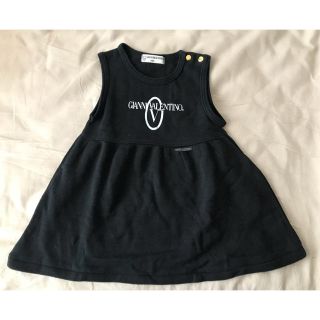 ジャンニバレンチノ(GIANNI VALENTINO)のジャンニバレンチノ ワンピース 90サイズ 黒 シンプル ノースリーブ 子ども服(ワンピース)