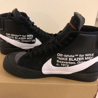 オフホワイト(OFF-WHITE)のOFF-WHITE NIKE BLAZER オフホワイト ナイキ ブレザー(スニーカー)