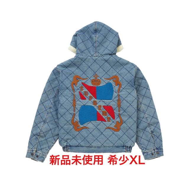 最終値下supreme quilted denim pilot jacket M