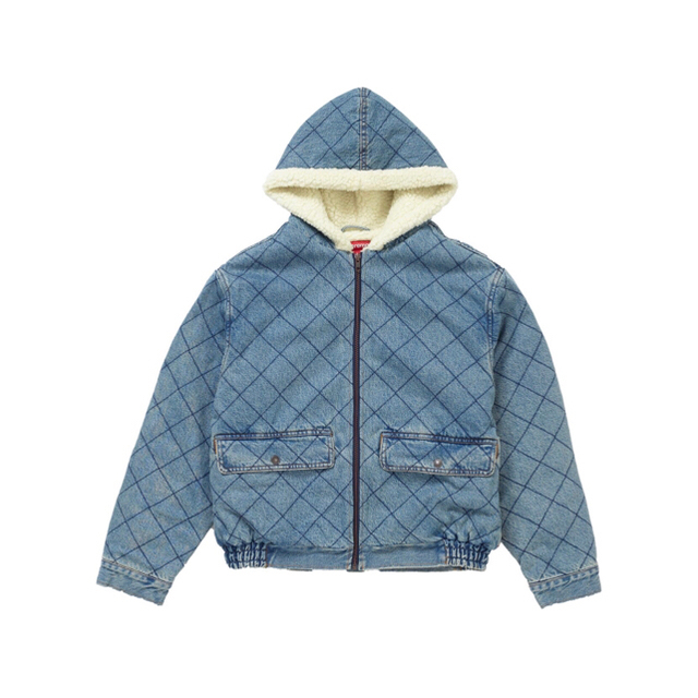 最終値下supreme quilted denim pilot jacket M