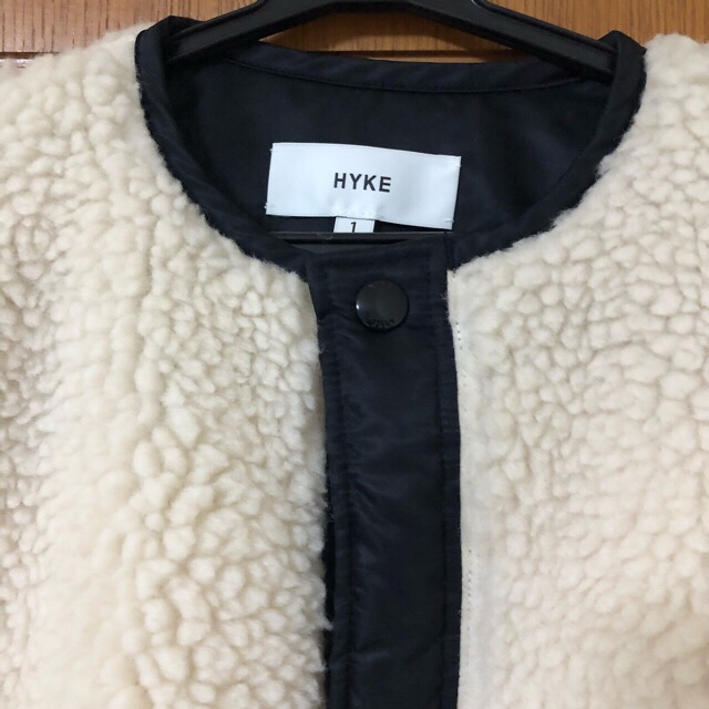 HYKE(ハイク)のhykeハイク☆ボアジャケットサイズ1 レディースのジャケット/アウター(ブルゾン)の商品写真