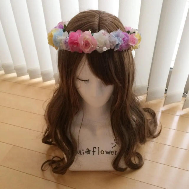 花かんむり♡パステルレインボー♡花ピン | visitsantaflavia.it