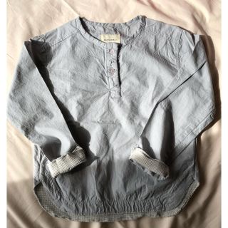 新品未使用 韓国子供服 cotton mill ヘンリーネック 90センチ(ブラウス)