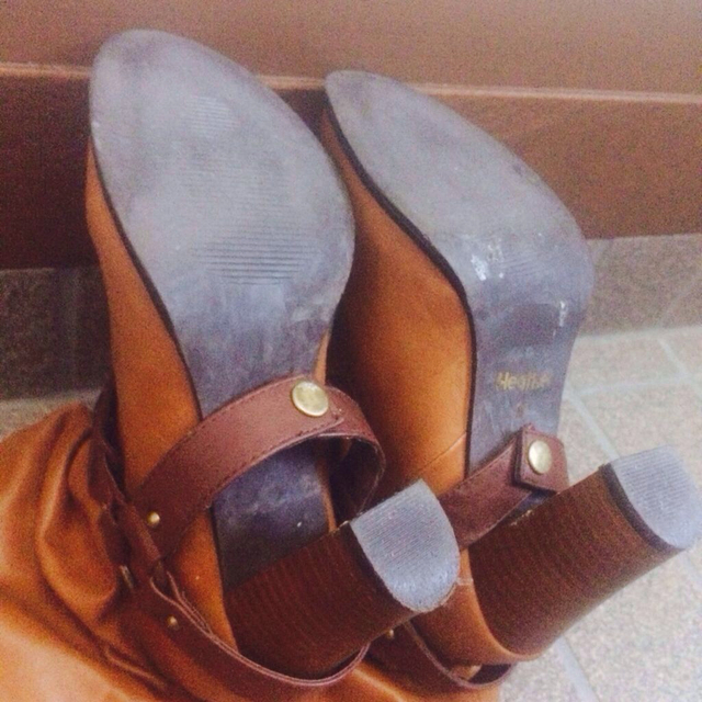 heather(ヘザー)のロングブーツ  ブラウン レディースの靴/シューズ(ブーツ)の商品写真