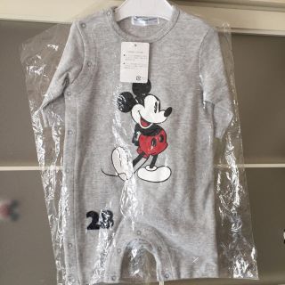 ディズニー(Disney)のミッキーマウス ベビー服(ロンパース)