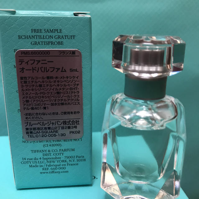 Tiffany & Co.(ティファニー)のティファニー オードパルファム 5ml 香水 新品未使用未開封 コスメ/美容の香水(香水(女性用))の商品写真