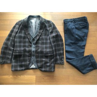 スーツカンパニー(THE SUIT COMPANY)のスーツカンパニー3点 ANTONIO LAVERDA ジャケット ベスト パンツ(テーラードジャケット)