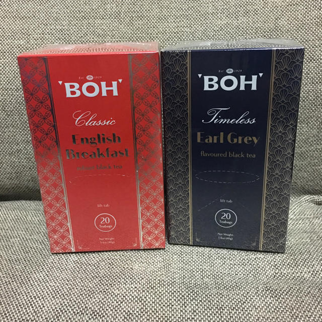 BOH(ボー)の【新品】BOH TEA EARLGREY & ENGLISHBREAKFAST  食品/飲料/酒の飲料(茶)の商品写真