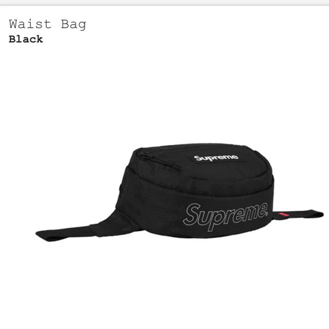 【黒】 ウエスト バッグ  SUPREME 1 1