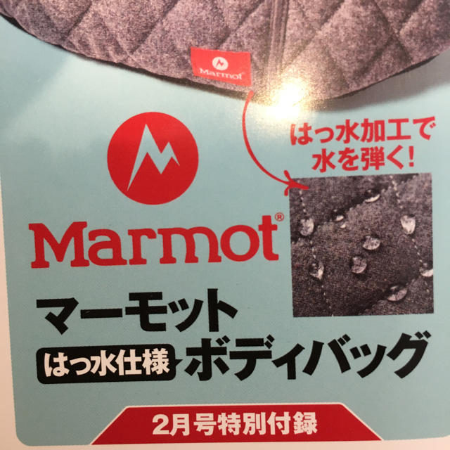 MARMOT(マーモット)のマーモット撥水仕様ボディーバッグ メンズのバッグ(ボディーバッグ)の商品写真