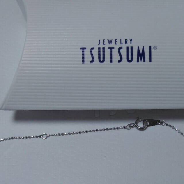 JEWELRY TSUTSUMI(ジュエリーツツミ)のK14WGクロスダイヤネックレス レディースのアクセサリー(ネックレス)の商品写真