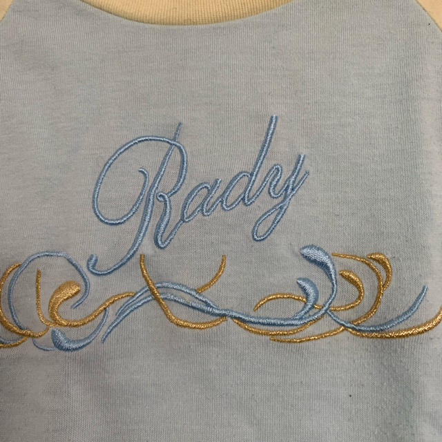 Rady(レディー)のちびrady バイカラーTシャツ キッズ/ベビー/マタニティのキッズ服男の子用(90cm~)(Tシャツ/カットソー)の商品写真