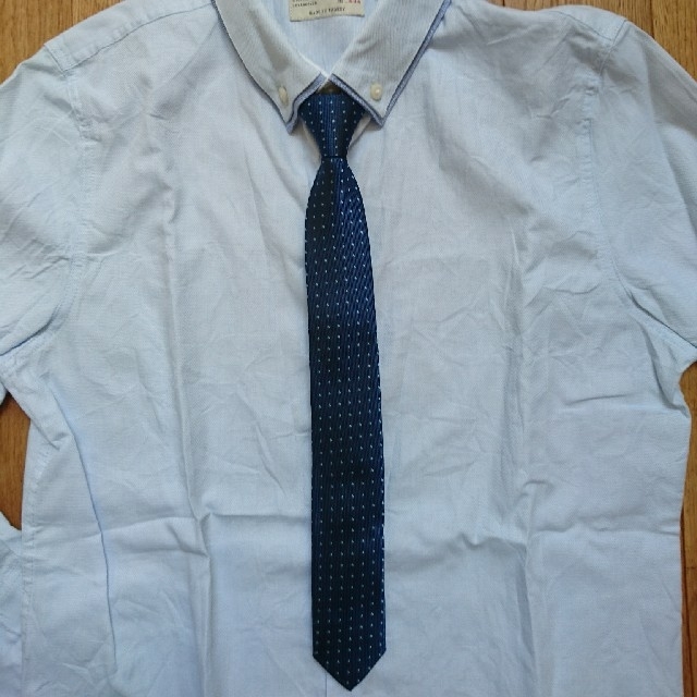 ZARA KIDS(ザラキッズ)のmi7mi7様専用 ZARA ワイシャツ ブラウス 152㎝&ネクタイ キッズ/ベビー/マタニティのキッズ服男の子用(90cm~)(ブラウス)の商品写真