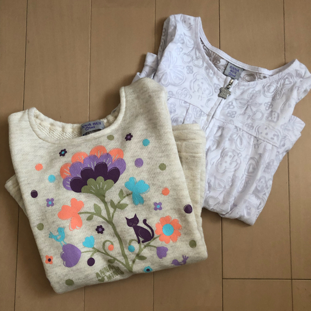 ANNA SUI mini(アナスイミニ)のMay様ご専用です♡ANNA SUImini2点♡美品 キッズ/ベビー/マタニティのキッズ服女の子用(90cm~)(カーディガン)の商品写真