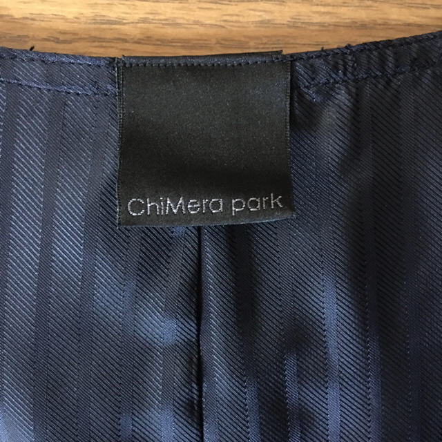 ChiMera park(キメラパーク)の新品未使用 キメラパーク スタッズ付き合皮ベスト レディースのトップス(ベスト/ジレ)の商品写真