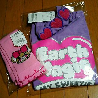 アースマジック(EARTHMAGIC)のアースマジック新品２点☆150&Lサイズ(Tシャツ/カットソー)