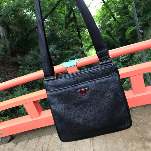 PRADA - honu様専用 PRADA レザーショルダーバッグ 斜め掛けショルダー
