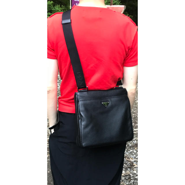 PRADA - honu様専用 PRADA レザーショルダーバッグ 斜め掛けショルダー