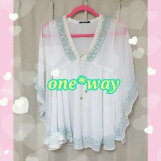 ワンウェイ(one*way)の♡キレイめシフォンチュニック♡(チュニック)