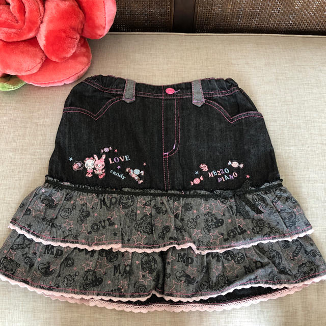 mezzo piano(メゾピアノ)のスカート キッズ/ベビー/マタニティのキッズ服女の子用(90cm~)(スカート)の商品写真