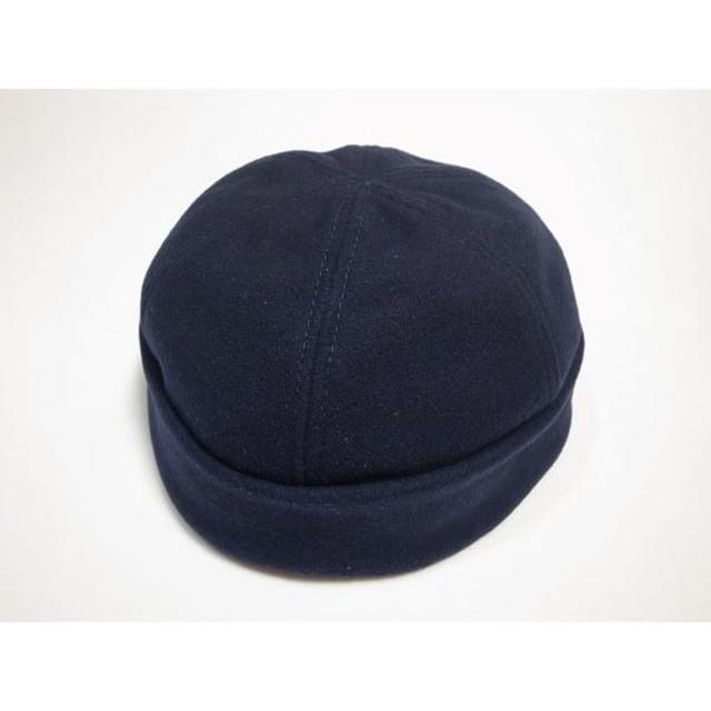 NEW YORK HAT(ニューヨークハット)のニューヨークハットWool Thug ウール素材 ショートワッチ 紺 XL メンズの帽子(その他)の商品写真