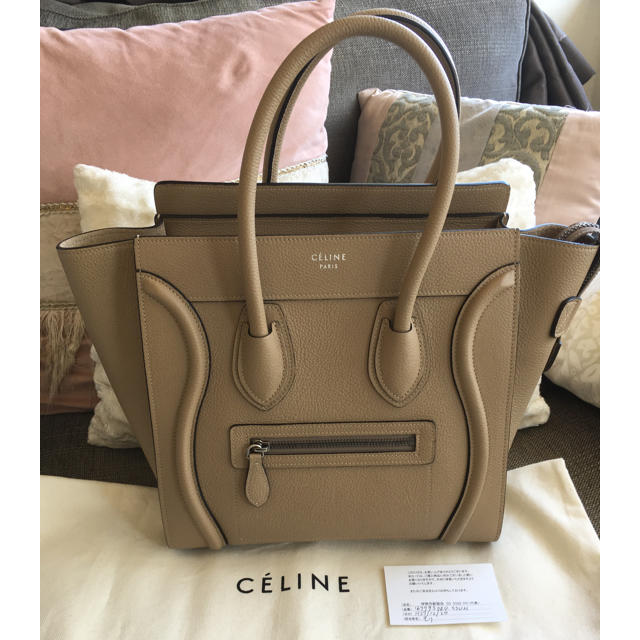 CELINE セリーヌ ラゲージ マイクロ トートバッグ