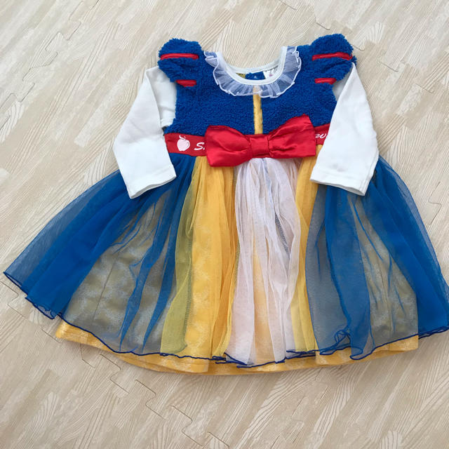 白雪姫 なりきりワンピース ドレス 80サイズ
