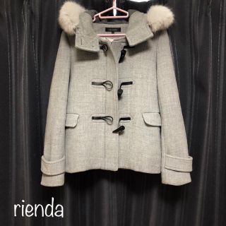 リエンダ(rienda)の限定sale‼️rienda Faux Fur wool ショートダッフルコート(ダッフルコート)