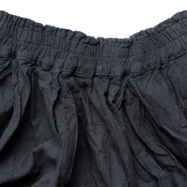 nest Robe(ネストローブ)のレア【美品】ヂェン先生の日常着 厚地ロングスカート ブラック レディースのスカート(ロングスカート)の商品写真