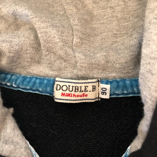 DOUBLE.B(ダブルビー)のダブルビー  プチベアパーカー90cm キッズ/ベビー/マタニティのキッズ服男の子用(90cm~)(ジャケット/上着)の商品写真