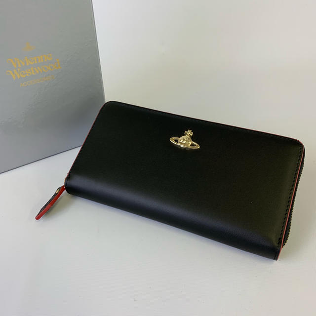 新品未使用 Vivienne Westwood ブラック 長財布 SD2-12のサムネイル