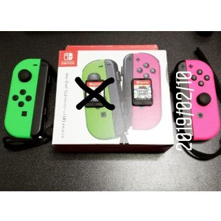 ニンテンドースイッチ(Nintendo Switch)の専用　ジョイコン2つ+マリオパーティ(家庭用ゲームソフト)