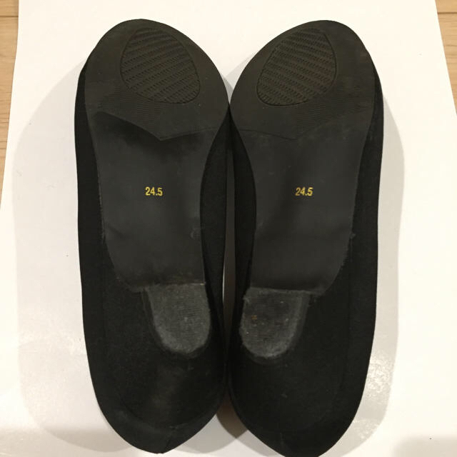 しまむら(シマムラ)の＊yuuu＊さん専用 しまむら購入 パンプス 黒 ヒール3.5センチ レディースの靴/シューズ(ハイヒール/パンプス)の商品写真