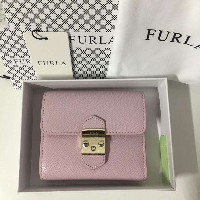 新品 FURLA フルラ メトロポリス 折り財布 CAMELIA カメリア