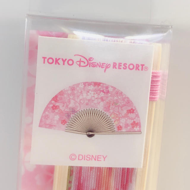 Disney(ディズニー)のディズニー  さくら 扇子    レディースの水着/浴衣(和装小物)の商品写真