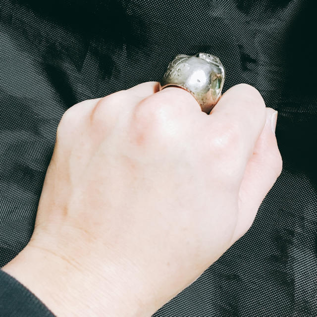 超重量 髑髏リング スカル メンズのアクセサリー(リング(指輪))の商品写真