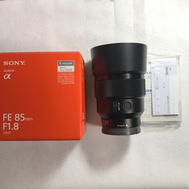 SONY FE85mm 1.8 美品 付属品多数 動作正常