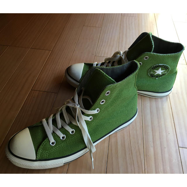 CONVERSE(コンバース)のコンバースハイカット グリーン メンズの靴/シューズ(スニーカー)の商品写真