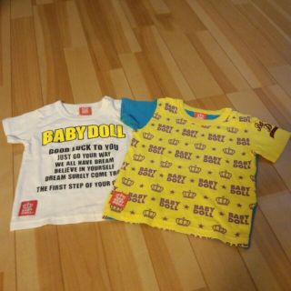 ベビードール(BABYDOLL)のベビド　２枚セットTシャツ８０(その他)