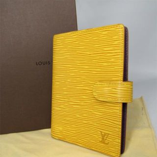 ルイヴィトン(LOUIS VUITTON)の★正規品★ ルイヴィトン エピ アジェンダPM タッシイエロー 手帳カバー ★鑑(手帳)