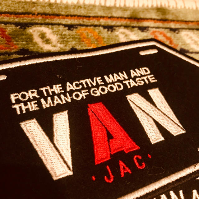 VAN Jacket - VAN JACKETプレート型 特大刺繍ワッペンの通販 by VAN Jacket - VAN JACKETプレート型 特大刺繍ワッペンの通販 by