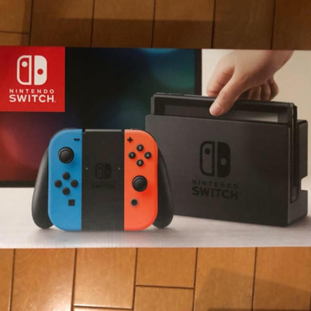 Switch スイッチ 本体 新品 ネオンレッド、ブルー