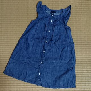 ベビーギャップ(babyGAP)のまめみりん様専用です❗美品 babyGAP デニムワンピース 110センチ(ワンピース)