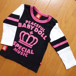 ベビードール(BABYDOLL)のBABYDOLL ベビードール ロンＴ 長袖 Tシャツ 80cm 男女兼用(Ｔシャツ)