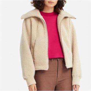 ユニクロ(UNIQLO)の専用です！XL UNIQLO U ボア ジャケット アウター(ブルゾン)