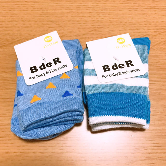 B de R(ビーデアール)のBdeR 靴下 11〜13cm ２足 キッズ/ベビー/マタニティのこども用ファッション小物(靴下/タイツ)の商品写真