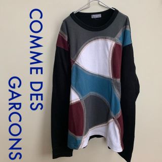 コムデギャルソン(COMME des GARCONS)のCOMME DES GARCONSカットソー シャツ  長袖 パッチワーク(Tシャツ/カットソー(七分/長袖))