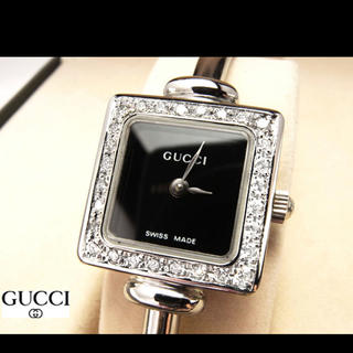 グッチ ダイヤモンド 腕時計(レディース)（ブラック/黒色系）の通販 29 